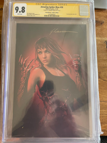Amazing Spider-Man #30 - CGC SS 9.8 - Signed by Shannon Maer