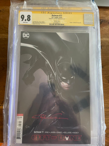 Batman #77 - CGC SS 9.8 - Signed by Clayton Crain