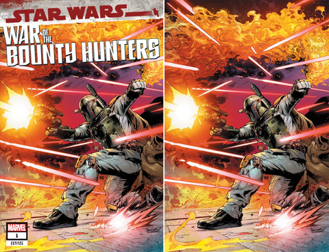 Star Wars: War of the Bounty Hunters #1 - Carlo Pagulayan Virgin Variant Set