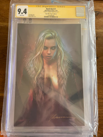 Dark Red #1 - CGC SS 9.4 - Signed by Shannon Maer