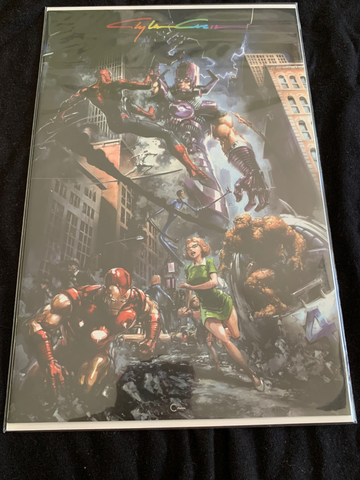 Tony Stark: Iron Man #13 - Clayton Crain Virgin Variant